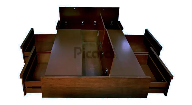 Cama box 2 plazas con cajones, cama box dos plazas con cajones