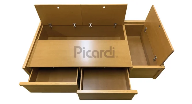 Cama Box con Cajones y Bauleras de 1 Plaza y 1 Plaza y Media