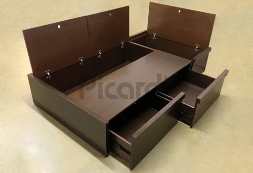 cama de madera 1 plaza